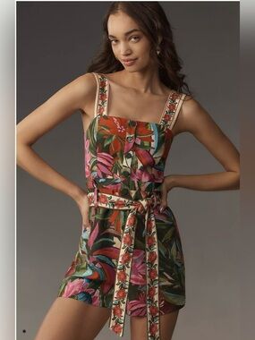 FARM Rio Jardin De Reve Romper Sz L
